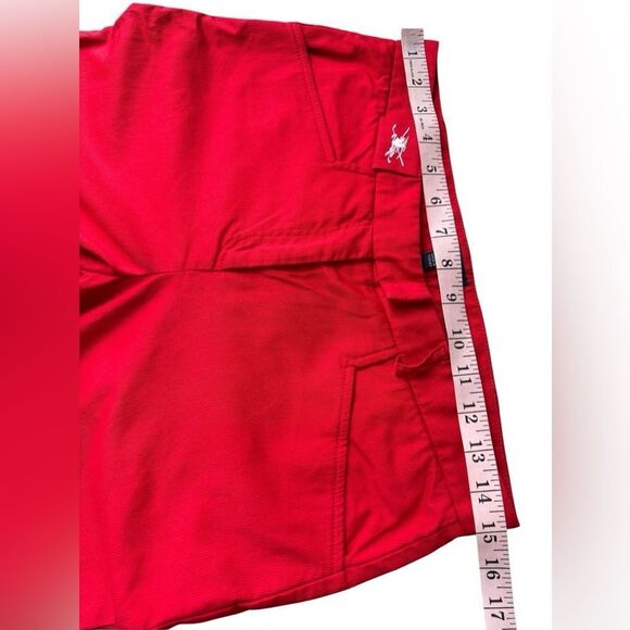 Burberry Vintage Red Straight Leg Golf Pants Size 6 - Picture 6 of 11
